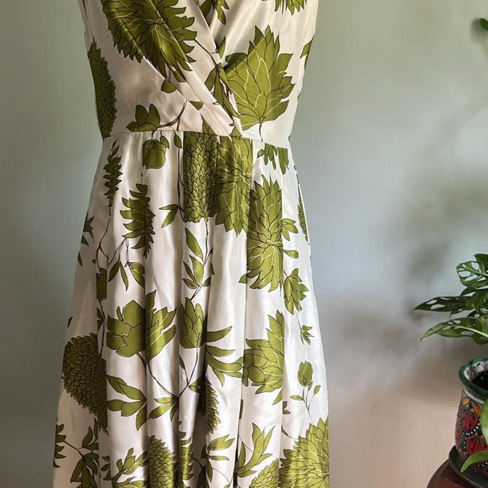 Jessica Howard Sleeveless Collared Cocktail Dress SZ 6 MCM Cocktail Wedding Dres